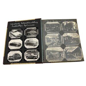Vintage 1951-1952 German Souvenir Photo Album 138 B&W Travel Photos Europe